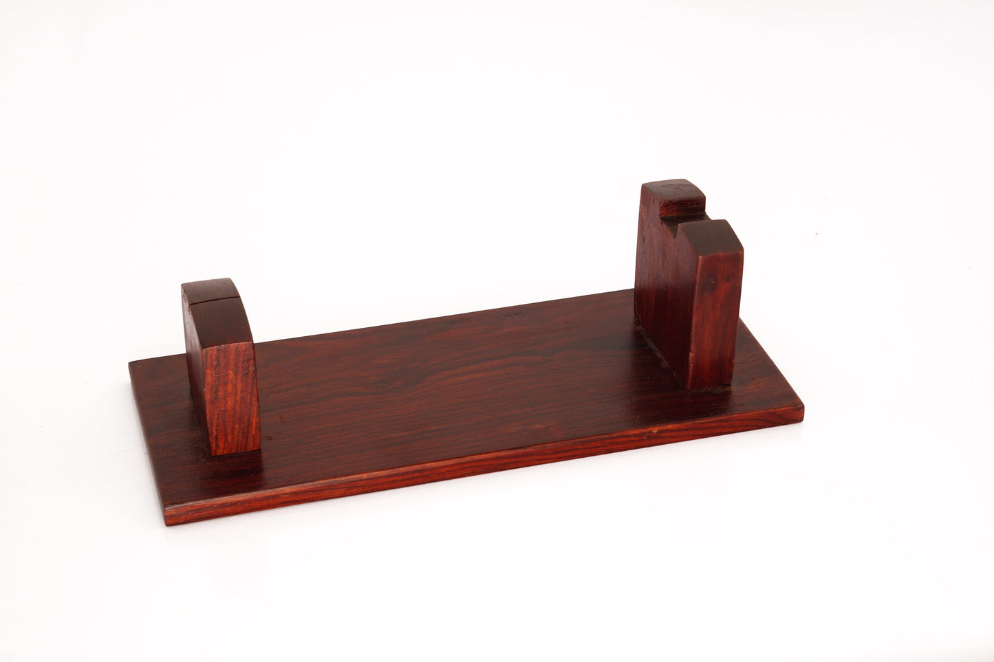 Rosewood Bowie Knife Stand White Hills Knives