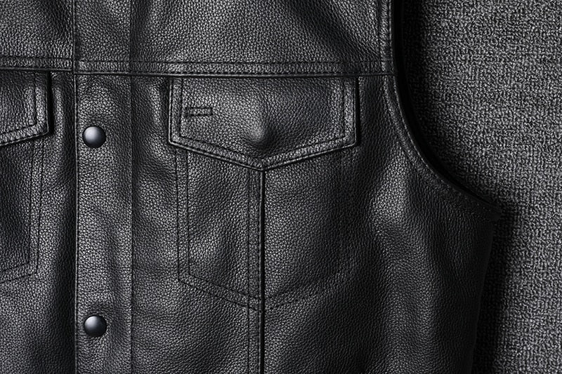 Sons Of Anarchy Classical Motorcycle Cowhide Leather Vest