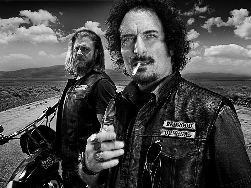 Sons Of Anarchy Classical Motorcycle Cowhide Leather Vest