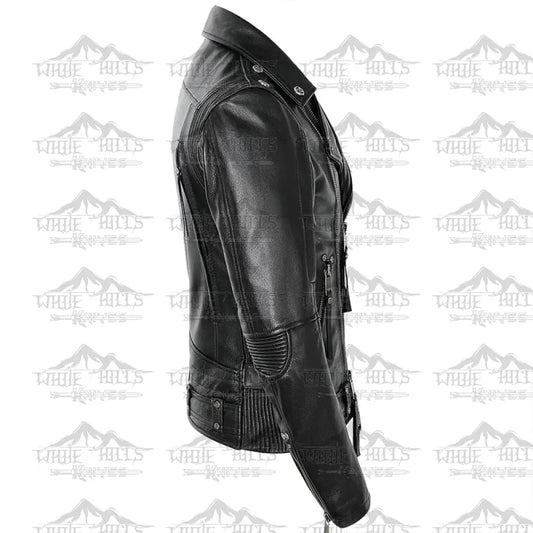 American Leather Noah Black Motorcycle Cowhide Jacket