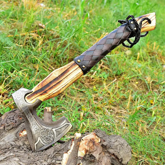 Custom Hand Made Forged High Carbon Steel Axe Superb Design Hatchet Tomahawk Wh 3549 Axe
