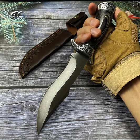 Custom Hand Forged Stainless Steel Hunting Knife EDC-Fixed blade knife White Hills Knives