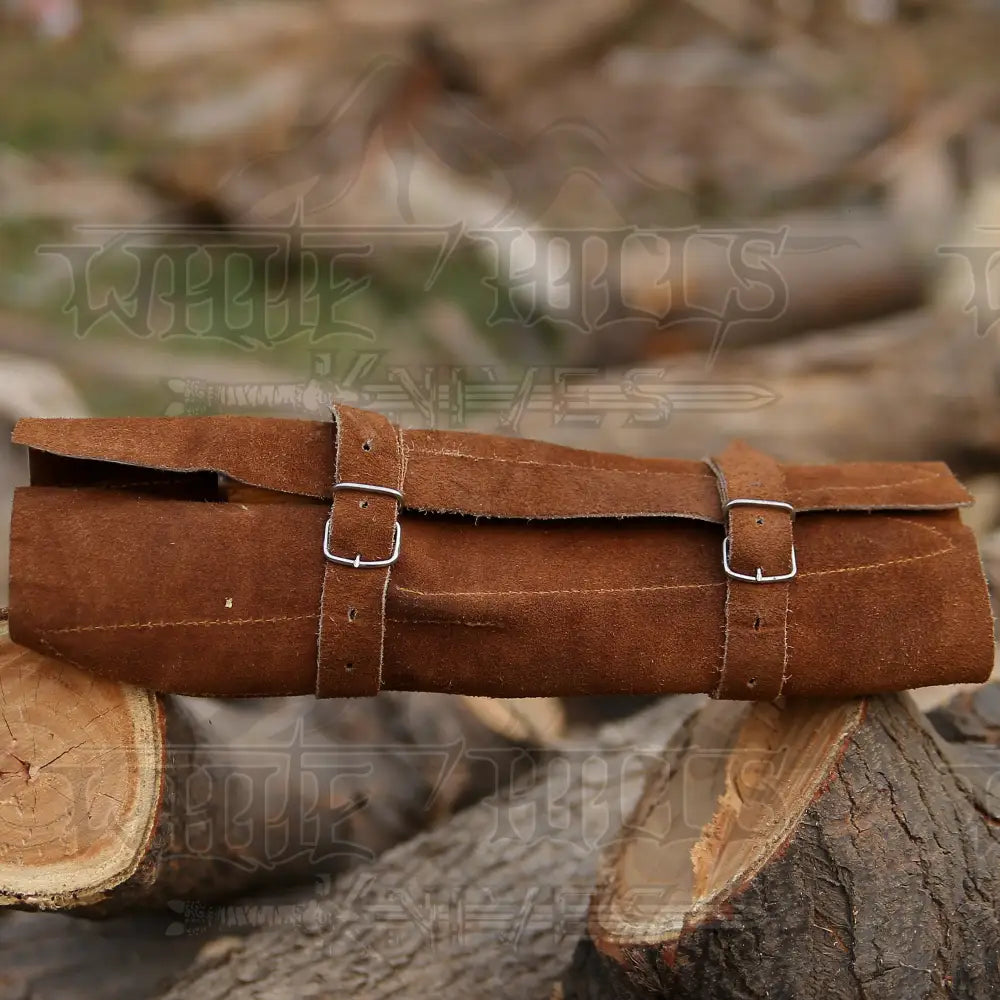 Handmade Damascus Chef Knife Set 6 Pieces Steel Kitchen With Leather Cover Knives