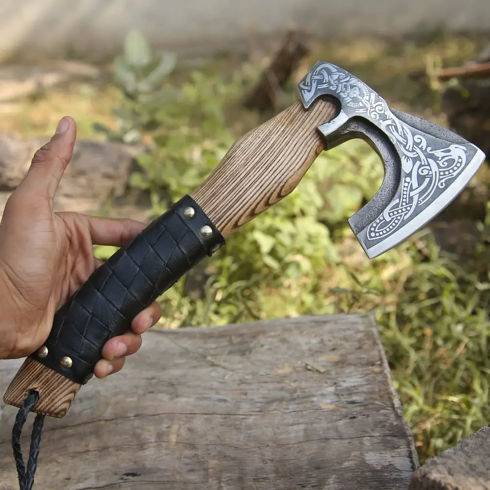 Forging a Tiny Axe with a Tiny Anvil and Tiny Hammer