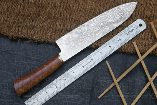 12 Handmade Damascus Stainless Steel Chef Knife Galaxy Gold Handle Vg 72 Layer Cooking
