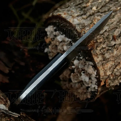 7” Handmade Damascus Steel Skinner Knife - Resin Handle Full Tang