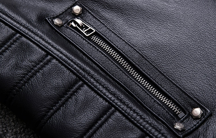 Rivet Genuine Cowhide Leather Vest Mens Motorcycle Biker Vests