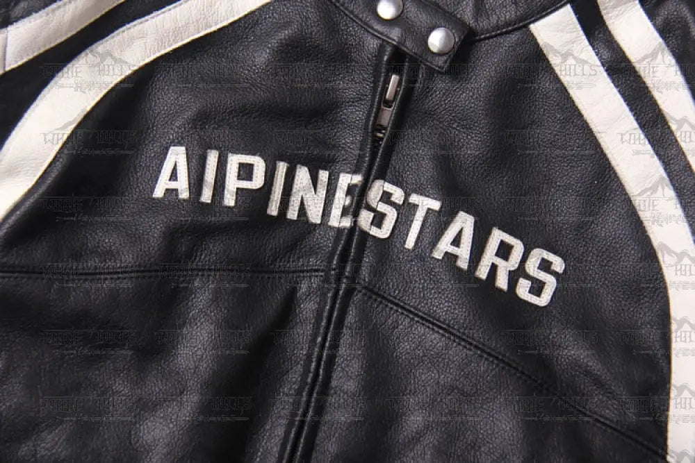 Alpine Stars Road Riding Cowhide Leather Jacket - White Hills Knives