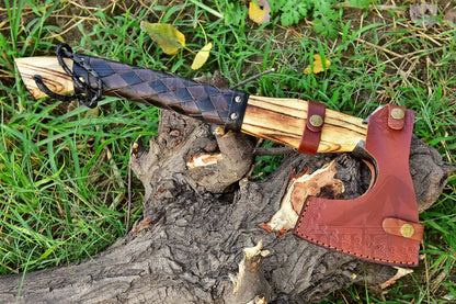 Custom Hand Made Forged High Carbon Steel Axe Superb Design Hatchet Tomahawk Wh 3549 Axe