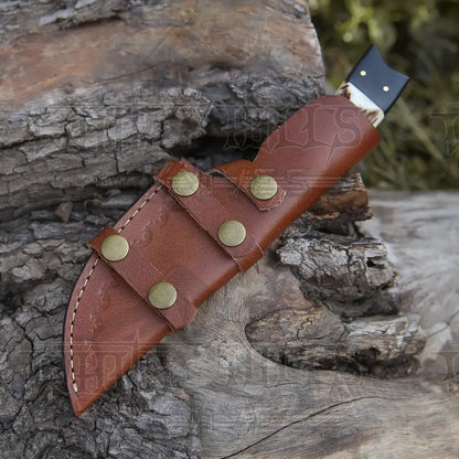Custom Handmade Forged Damascus Steel Hunting Bushcraft Survival Tracker Knife Tracker Knife