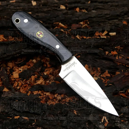 Hand Forged Full Tang Skinner Knife - Buffalo Horn Handle D2 Steel- 7 Inches Sk-014