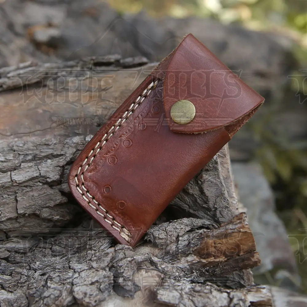 Handmade Damascus Steel Hunting Pocket Knife Camping Folding Blade With Cocobolo Wood Handle Wh 4426