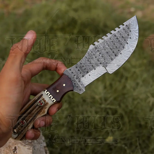 Stag Handle Hunting Knife – White Hills Knives