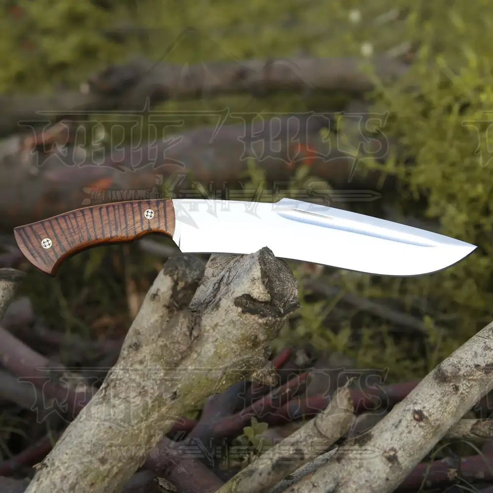 Handmade Forged Stainless Steel Survival Hunting Bushcraft Kukri Knife Edc 15 With Cocobolo Wood