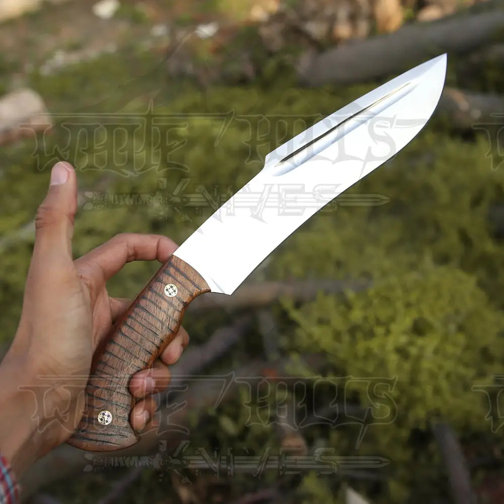 Handmade Forged Stainless Steel Survival Hunting Bushcraft Kukri Knife Edc 15 With Cocobolo Wood