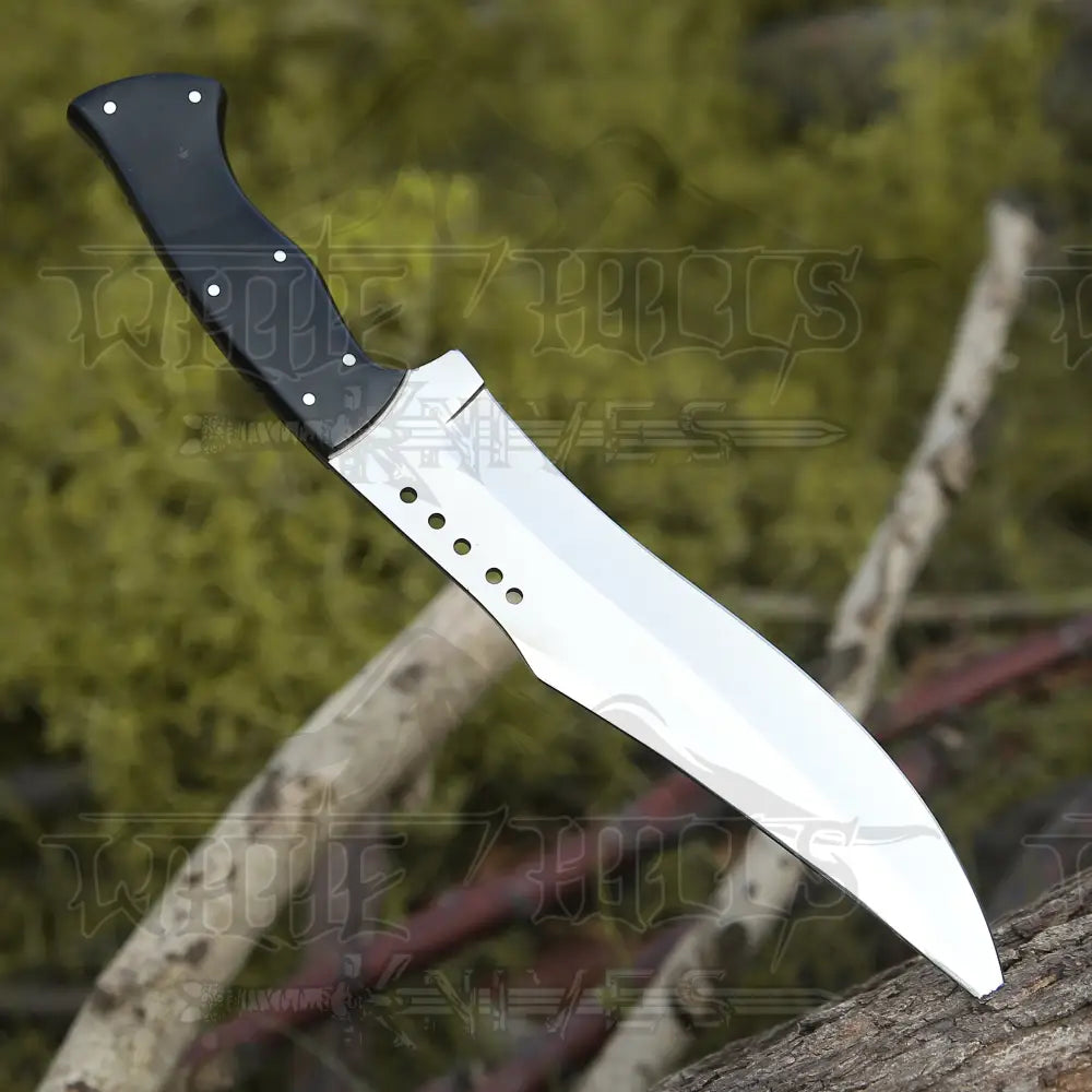 Handmade Forged Stainless Steel Survival Hunting Bushcraft Kukri Knife Edc 15 With Resin Handle