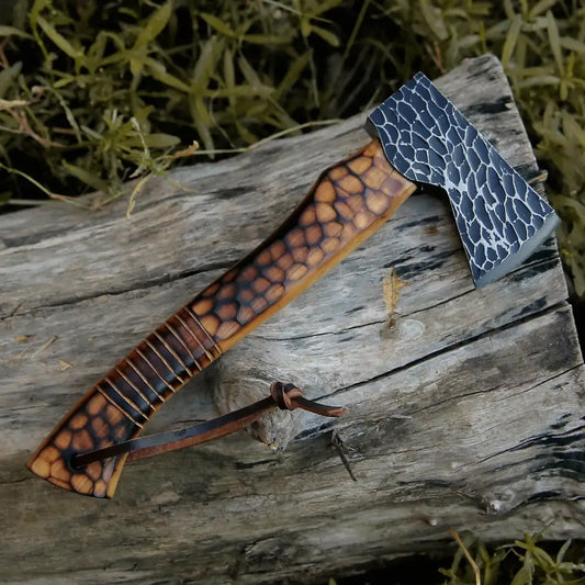 Handmade Forged Damascus Steel Hunting Bowie Rambo Knife With Wood Han –  White Hills Knives