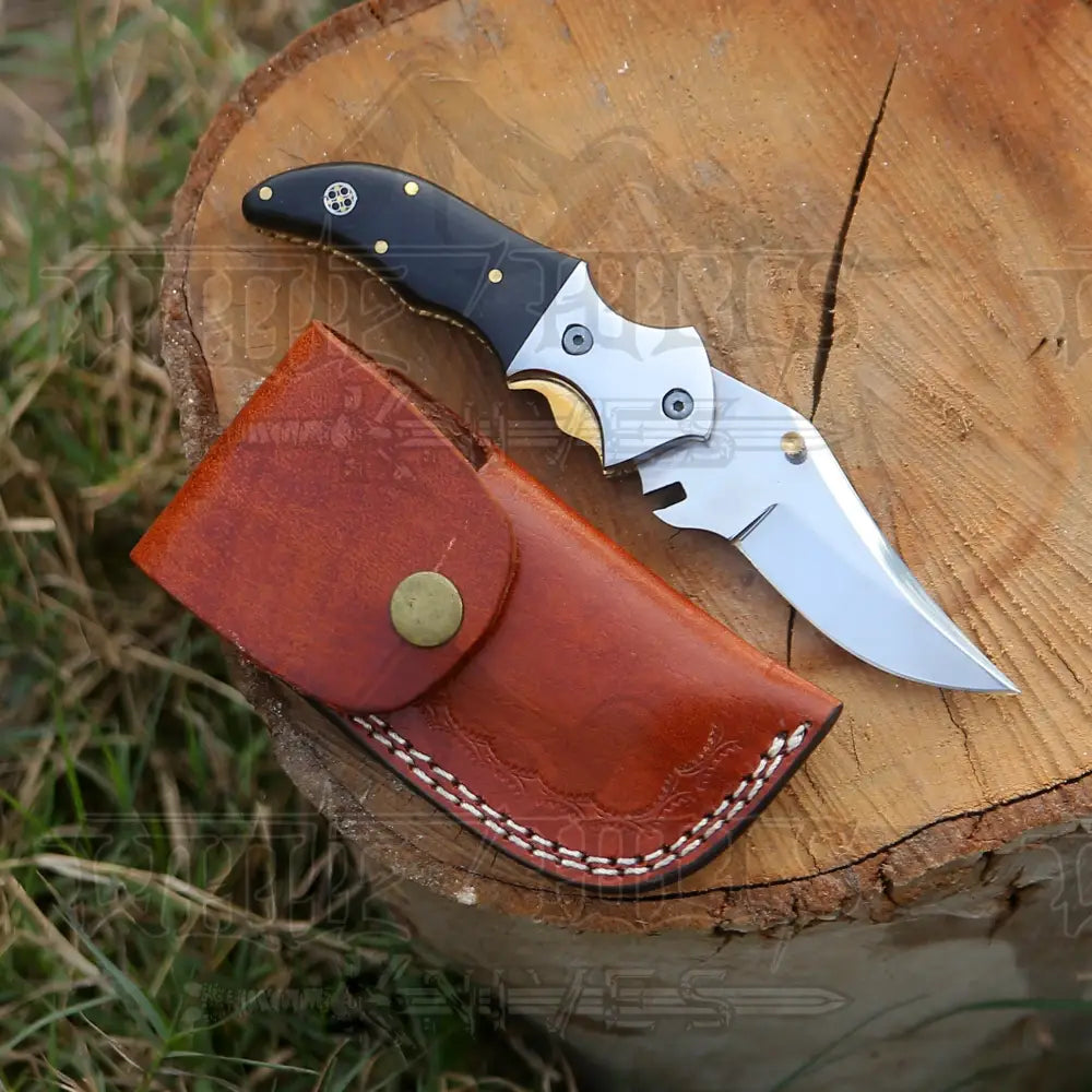 Stainless Steel Folding Pocket Knife - Camping