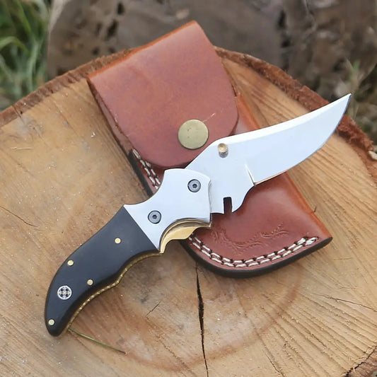 Stainless Steel Folding Pocket Knife - Camping