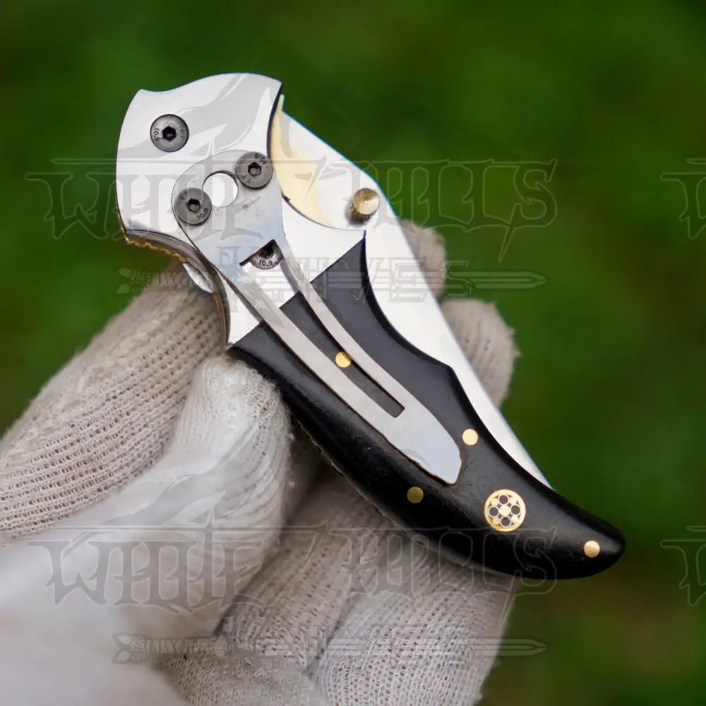 Stainless Steel Pocket Knife with Pocket Clip - Camping Pocket Folding Knife WH 3540-CP Folding Knife